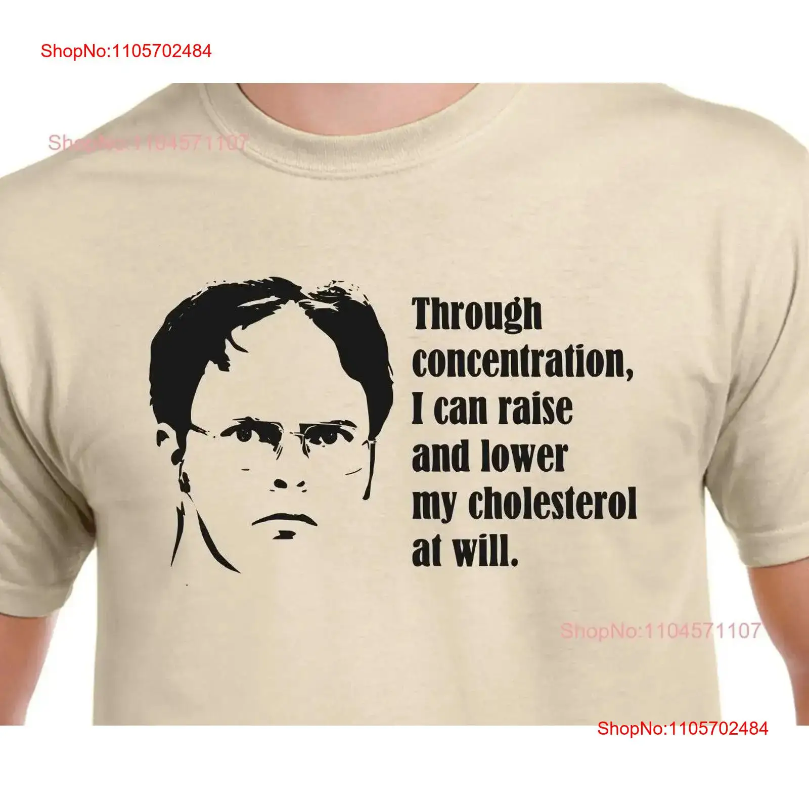 Vintage Fashion Quotes - Komik Dwight Schrute Kolesterol Alıntısı Tişört