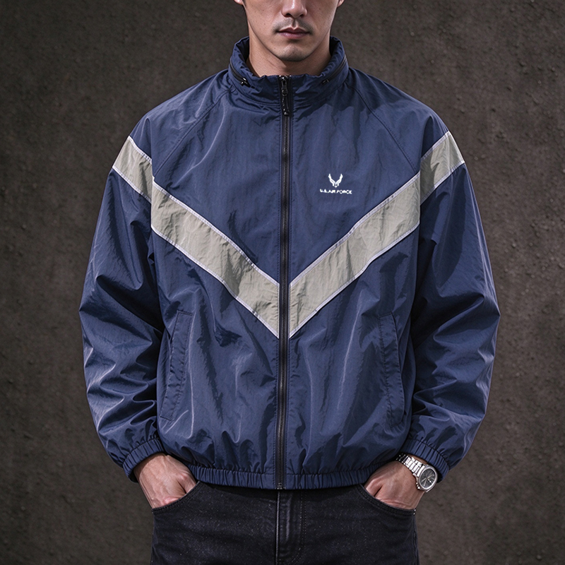 Vintage Windbreaker Nylon - Erkek Vintage IPFU Askeri Rüzgarlık, Hızlı
