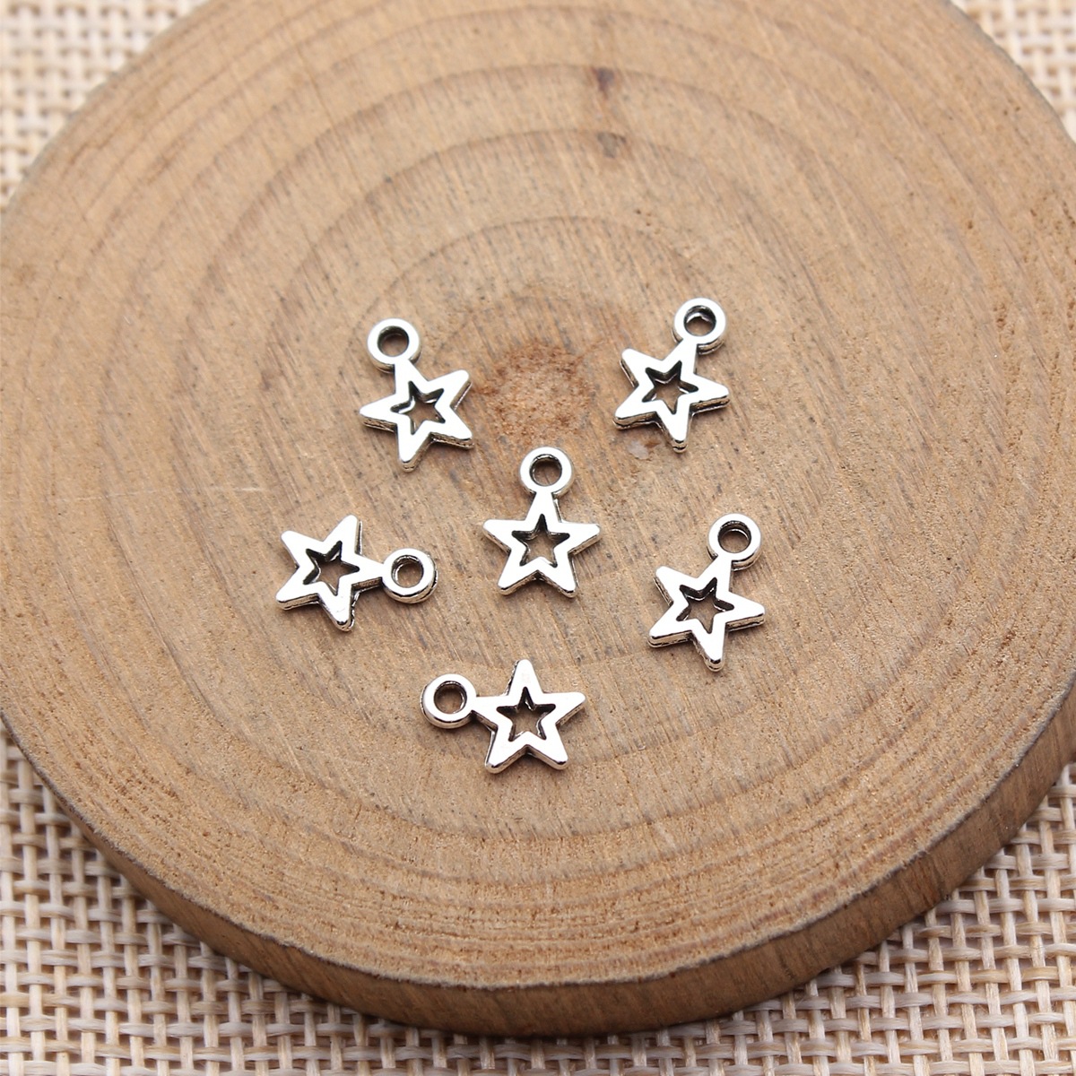 Vintage Fashion Online - 80 adet 8.5x6.2mm (0.33x0.24 inç) Antik