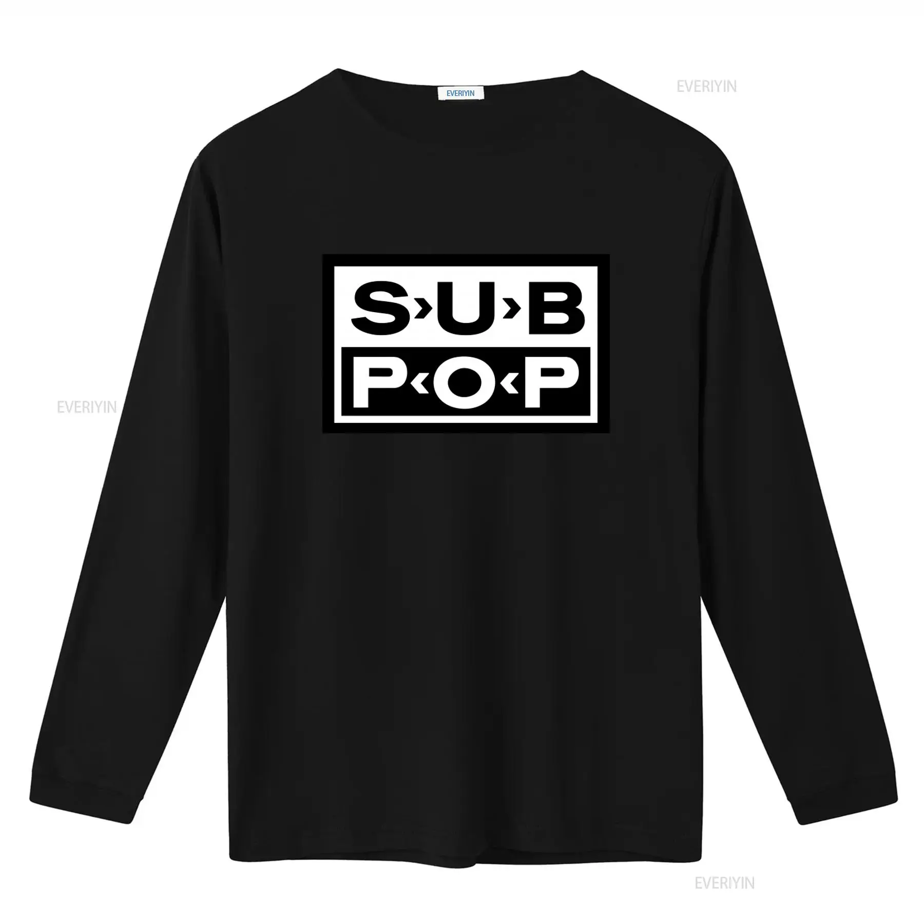 Sub Pop Logolu Tişört Siyah Be - Vintage Fashion Jersey incelemesi ve fiyatı