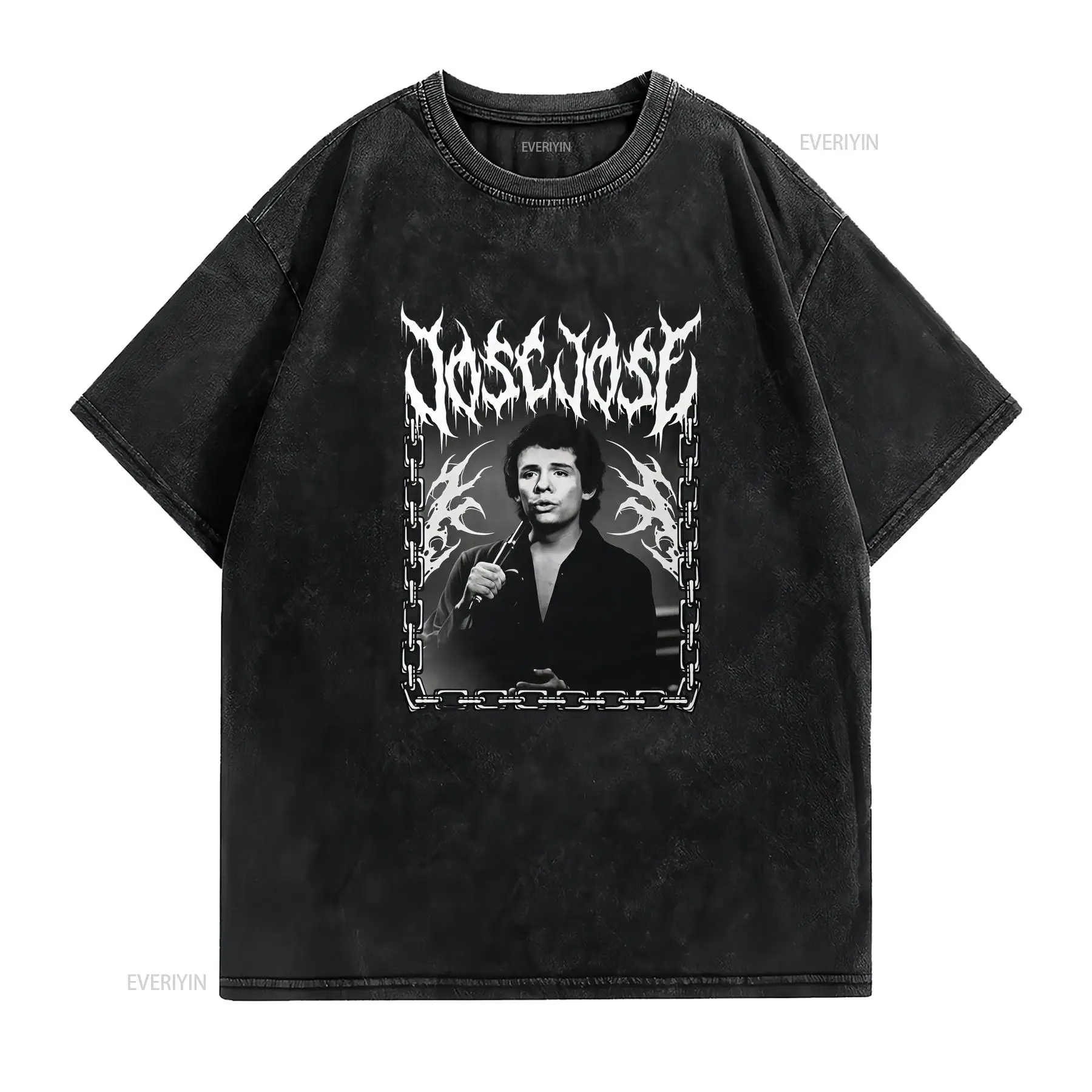 Jose Dark Metal Yazılı Tişört  - Vintage Fashion La incelemesi ve fiyatı