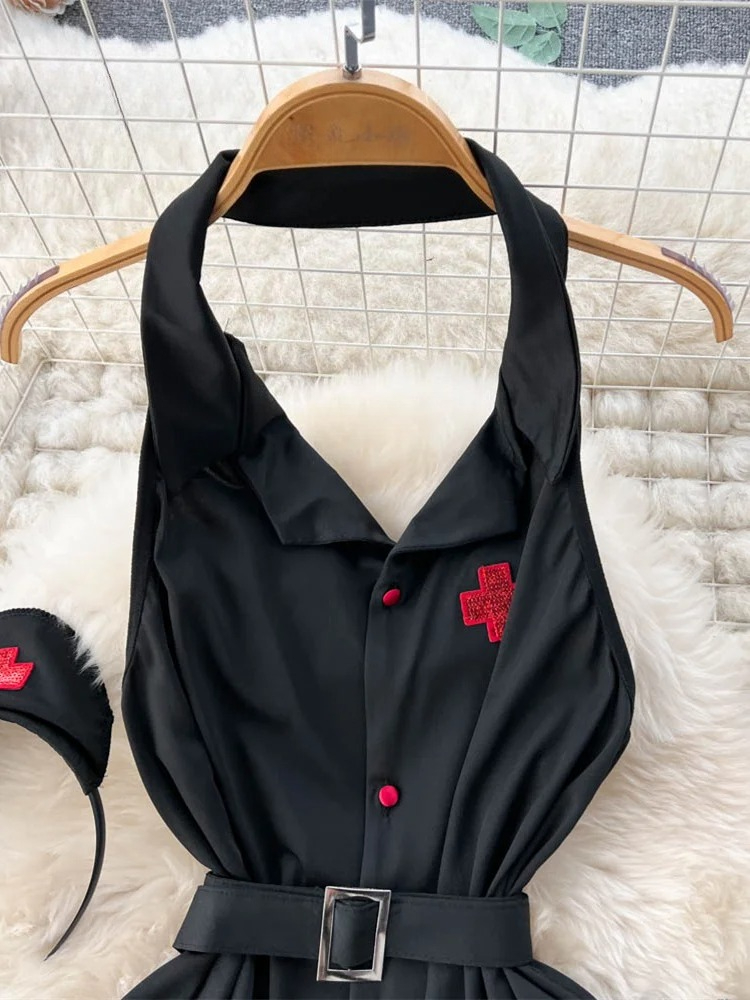Erotik Moda Seksi Halter Linge - Vintage Fashion Dresses incelemesi ve fiyatı