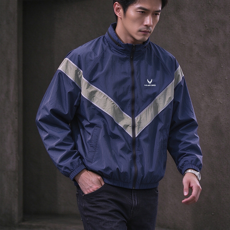 Erkek Vintage IPFU Askeri Rüzg - Vintage Windbreaker Nylon incelemesi ve fiyatı