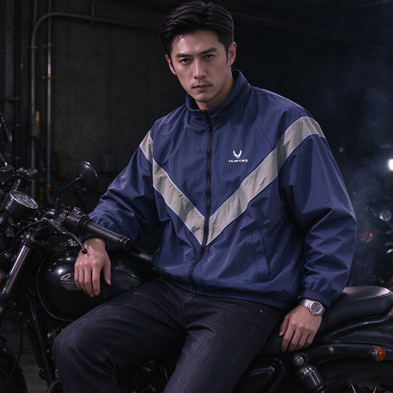 Erkek Vintage IPFU Askeri Rüzg - Vintage Windbreaker Nylon incelemesi ve fiyatı